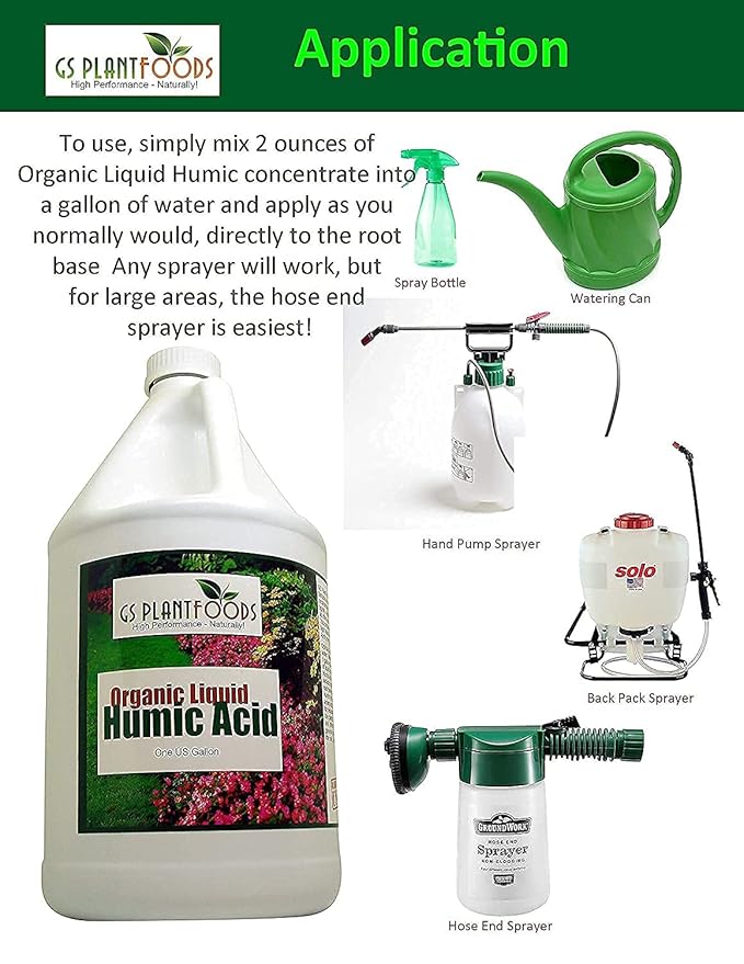 GS Plant Foods Organic Liquid Humic Acid (55 Gallon) - Fertilizer