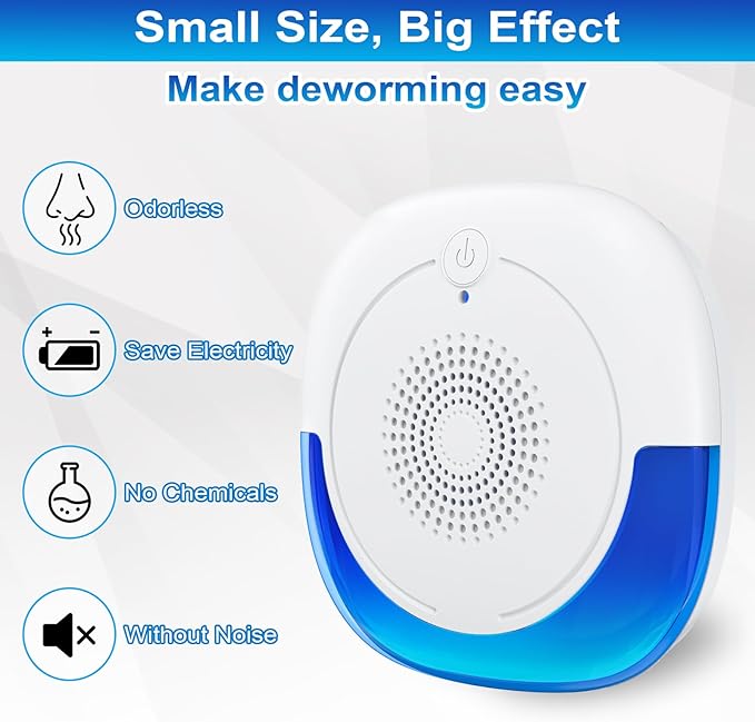 6 Pack Ultrasonic Mice Rat Repellent, Electronic Spider Bug Repellent, Indoor Roach Killer Rodent Ultrasonic Plug in for Pest, Cockroaches, Insects, Bugs, Mosquitoes