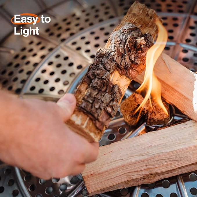 Solo Stove Yukon 2.0 + Stand, 27 Inch Smokeless Fire Pit – Portable Stainless Steel Outdoor Fireplace - 360° Airflow Technology and Removable Ash Pan – Ideal for 6 or More People, 43.9lbs, Deep Olive