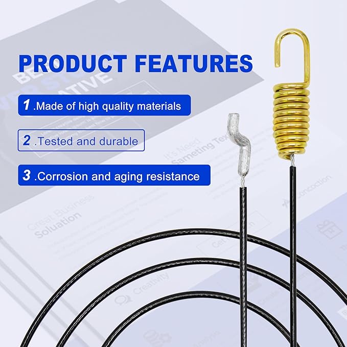 Poagavgs 946-04230B 746-04230B Auger Clutch Drive Cable for MTD Craftsman Cub Cadet Troy Bilt Snow Blower Snow Thrower Replaces 746-04230 746-04230A 946-04230 946-04230A