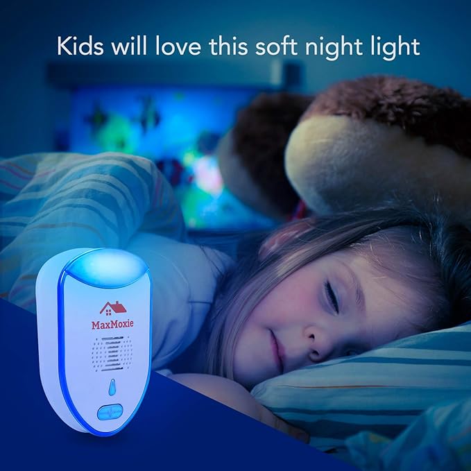 Ultrasonic Pest Repeller Humane Mice Control Electronic Insect Repellent Reject Rodent Bed Bug Spider Rat Defender Home Animal Plug in 2 Pack