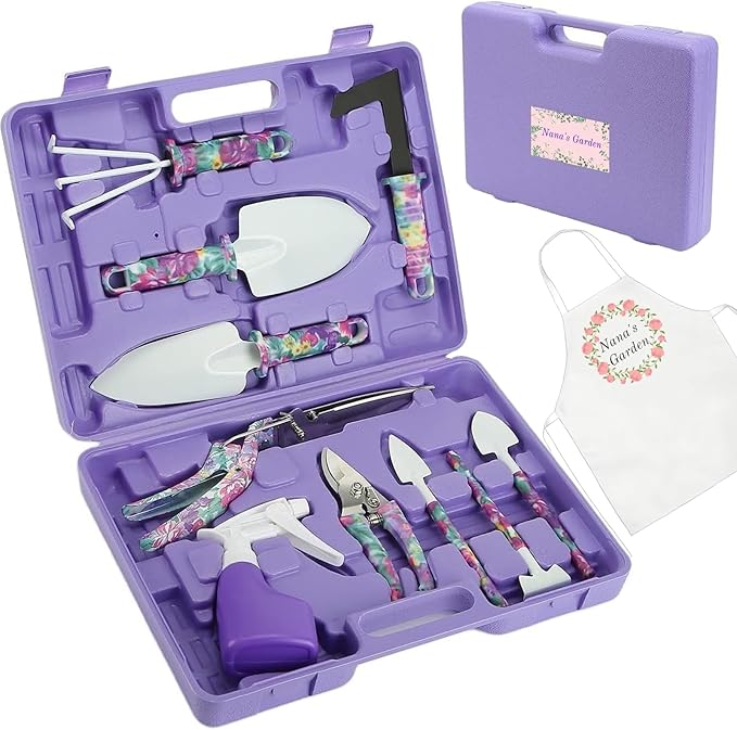 Gifts for Nana, Mothers Day Birthday Gifts Garden Tool Set for Nana, Gardening Kit for Gardener Women