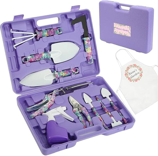 Gifts for Nana, Mothers Day Birthday Gifts Garden Tool Set for Nana, Gardening Kit for Gardener Women