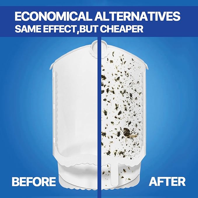 33 Pack Flying Insect Trap Refills Compatible with Zevo Flying Insect Trap M364 M364A and Max, Safe with Kids & Pets