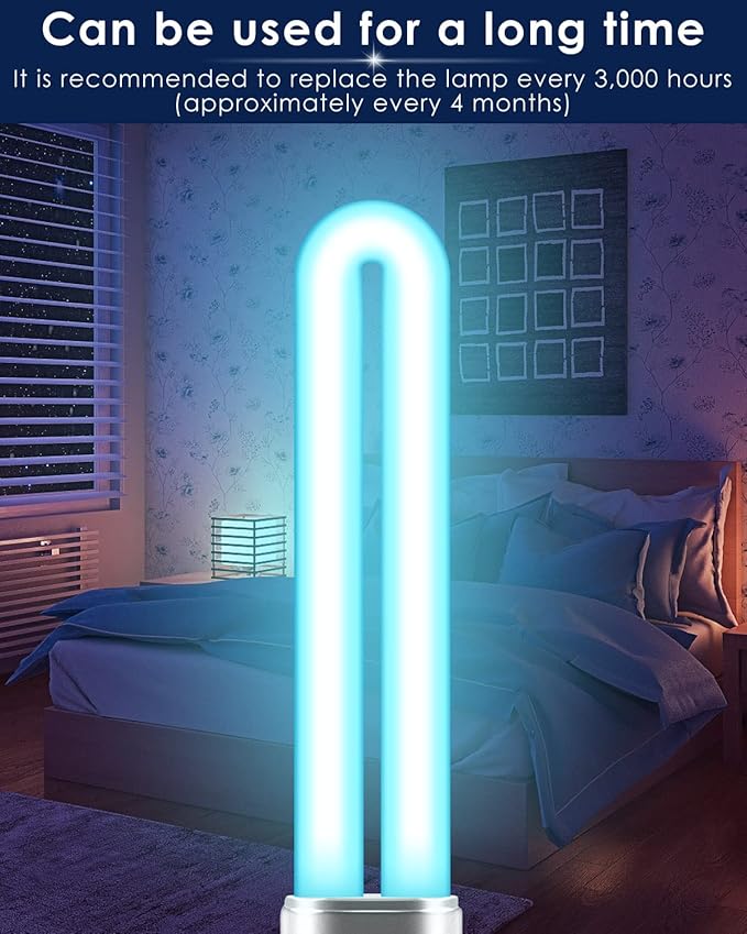 PACETAP 4 Pack 21050 9W U Shape Bulbs Replacement Compatible with DynaTrap Models DT3009, DT3019 and DT3039