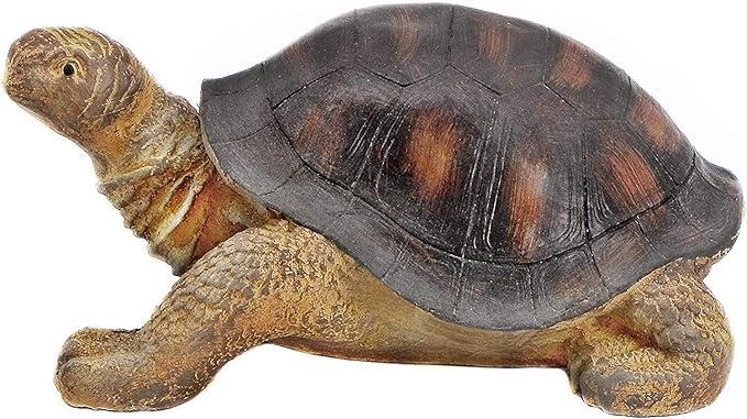 Bellaa Turtle Garden Statues Home Decor Tortoise Realistic Cute Large Animal Sculptures Gilbert Zen Garden Patio Lawn Yard Art Tanya Talia Galapagos Todd Outdoor Figurines 15 inch
