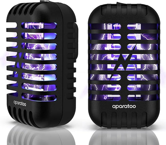 Bug Zapper Indoor Plug in, Fly Zapper Electronic 2 Pack Bug Zapper, Powerful Mosquito Zapper Insect Trap for Camping, Patio, Home, Kitchen