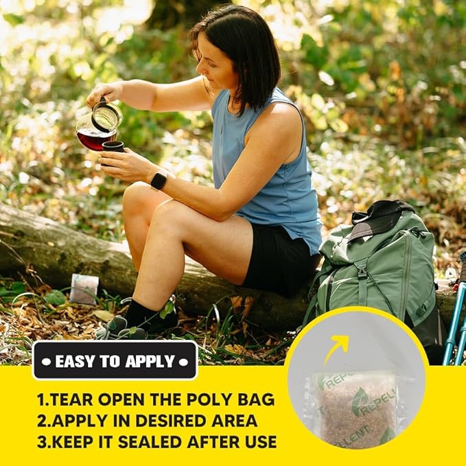 Mosquito Repellent Outdoor Patio, Mosquito Repellent Indoor, Natural Mosquito Repellents for Yard, Simply Hang Where There are Mosquitoes, Effective for 120 ft² and 90 days-8P