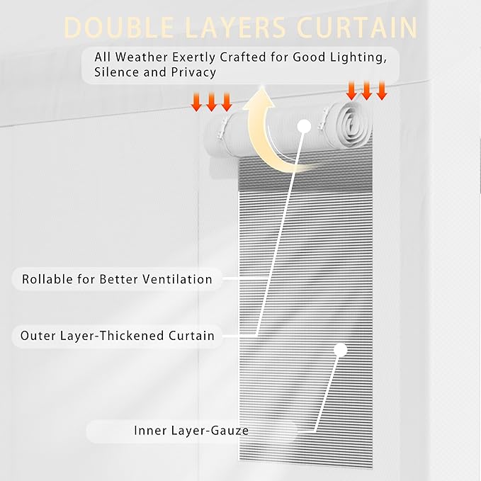 Nuturelly 12x20 FT Carport, Heavy Duty Carport Canopy with Roll-up Windows, Portable Garage with Removable Sidewalls & Doors, Car Canopy with All-Season PE Tarp for Car, Truck, Boat(White)