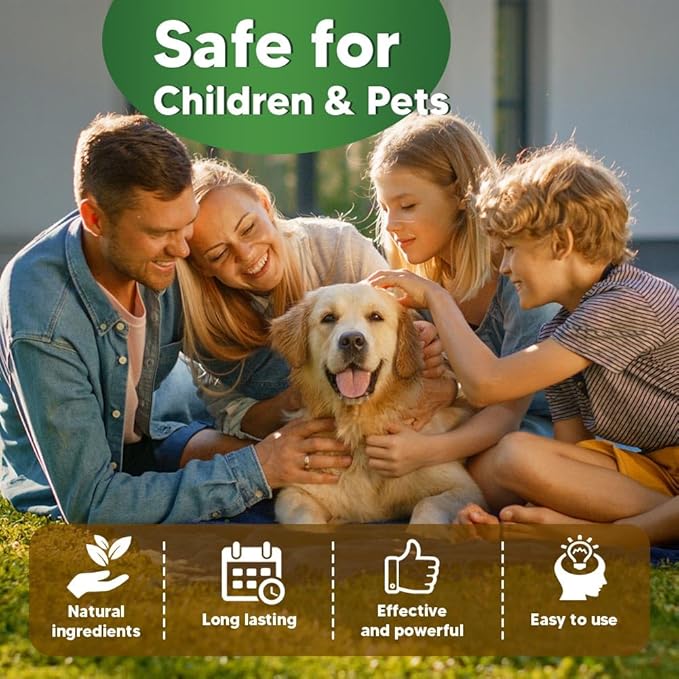 Mole Repellent, Gophers Repellent, Vole Repellant Outdoor, Armadillo Repellant Garden, Moles Control, Groundhog Repellents, Gopher Deterrent for Lawn, Keep Vole Out of Your Yard, Safe to Use-8P