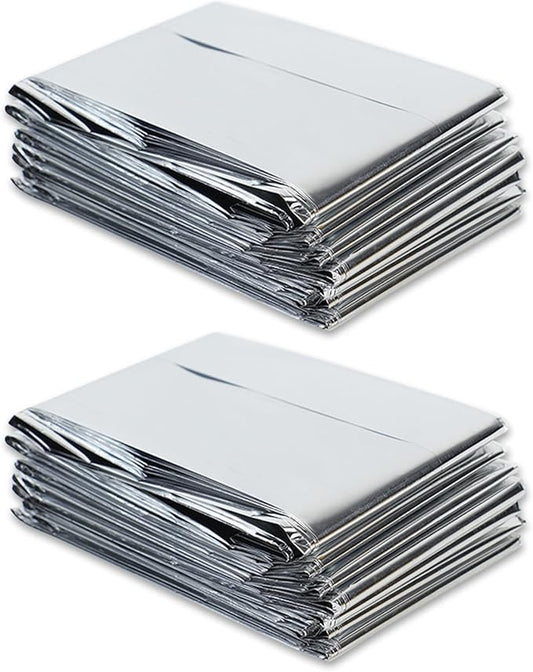 2 Pcs Plant Reflective Mylar Film, 82.6 x 55.1 Inch High Silver Plant Reflective Film, Garden Greenhouse Covering Foil Sheets for Plant Growth/First Aid/Marathon/Camping/Outdoor Survival