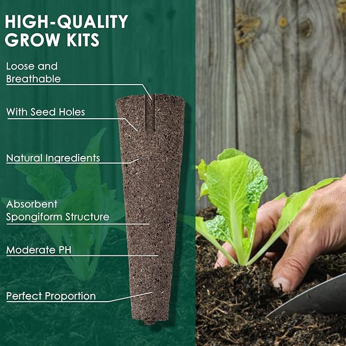 PACETAP 161 Pcs Seed Pod Kit for AeroGarden, Plant Seed Starter Sponges Kit for Hydroponic Indoor Garden System, Growing Pods Kit Include 30 Grow Sponges,30 Grow Baskets,30 Grow Domes,30 Pod Labels