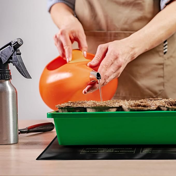 BN-LINK Seedling Heat Mat Warm Hydroponic Heating Pad Waterproof 10" x 20.75" - 2 Pack for Seed Starting Greenhouse and Germination