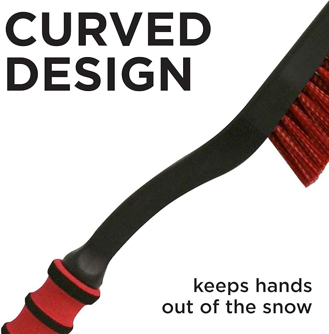 Mallory 532 Cool-Force 26” Snowbrush with Ice Scraper for Cars, 2 Pack