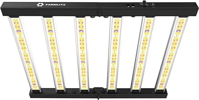 Grow Light FARMLITE LED Grow Lights for Indoor Plants Full Spectrum Growing Light Plant Hanging Growing Lamps Seedling Daisy Chain Dimmable Board 4x4ft Coverage (360watts)