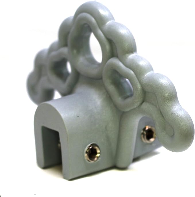 Plastic Roof Ice Guard Snow Guard Snow Stops for Standing Seam Metal Roofing - Multi-Color/Multi-Pack Listing (10, Light Grey)