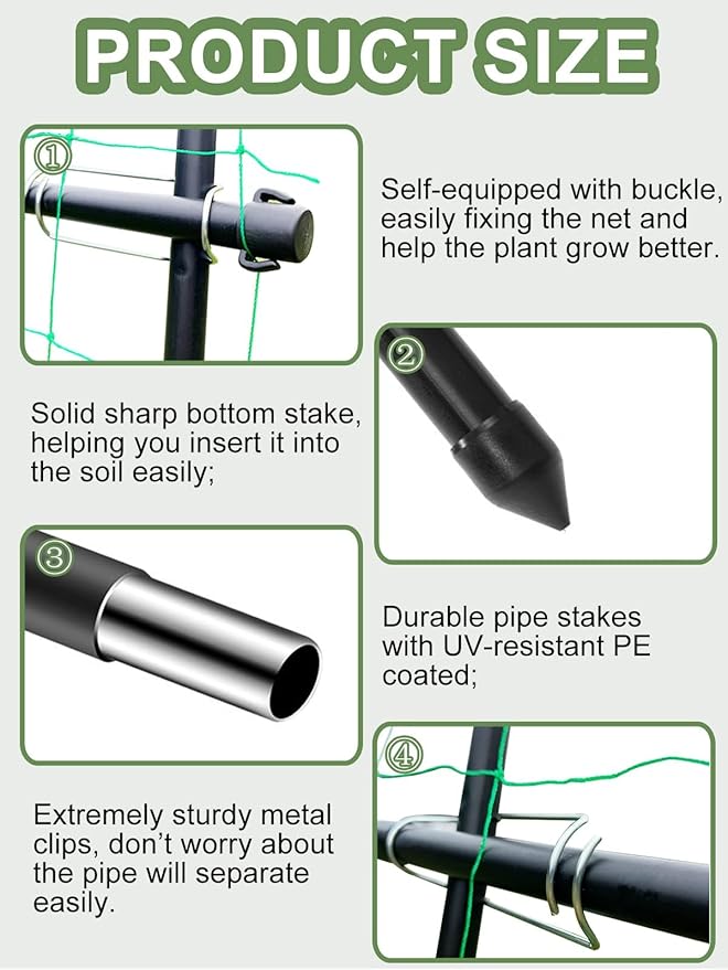 7FT Garden Arch Trellis for Climbing Plants Outdoor, Kalolary Extra Large Garden Tunnel Trellises Metal Cucumber Trellis Indoor for Climbing Vines Vegetable Garden Squash Arbors Plant Support