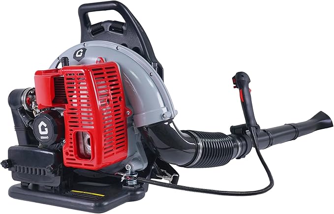 66CC Backpack Blower, 4-HP 2-Cycle Gas Leaf Blower with 880 CFM & 320 MPH, Backpack Leaf Blower, Powerful Clearing Performance for Wet Leaf & Debris Clean & Snow Removal