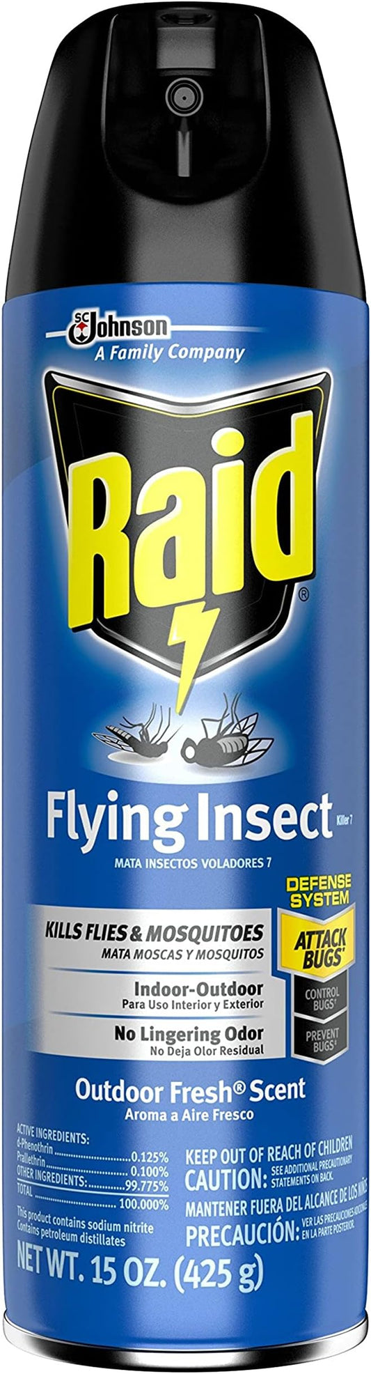 Raid Flying Insect Killer 15 Ounce (Pack of 12)