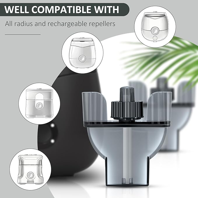 Mosquito Repellent for Home, 4 Pack Ideal for Bedroom Kitchen and Garden Use, Advanced Cartridges Compatible with E-Series Refills