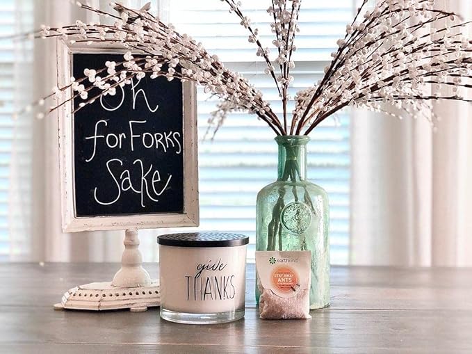 Stay Away Ants & Cockroaches Deterrent Pest Control Scent Pouches - All Natural, Environmentally Friendly, No Mess (12-Pack)