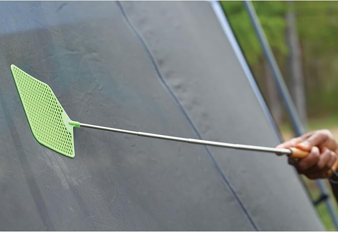 Coghlan's Telescopic Fly Swatter for Camping and Outdoor Dining– Compact, Extendable Insect Swatter, 11 to 18 Inch Reach, Lightweight and Portable for Campsites, Hiking, and Travel
