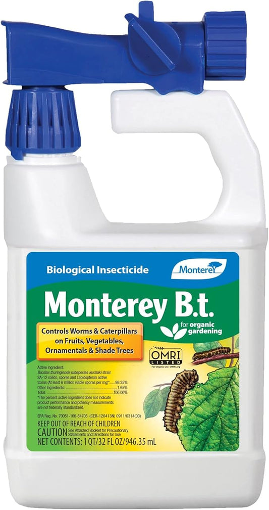 Monterey LG 6334 BT Biological Insecticide, 32 oz, White