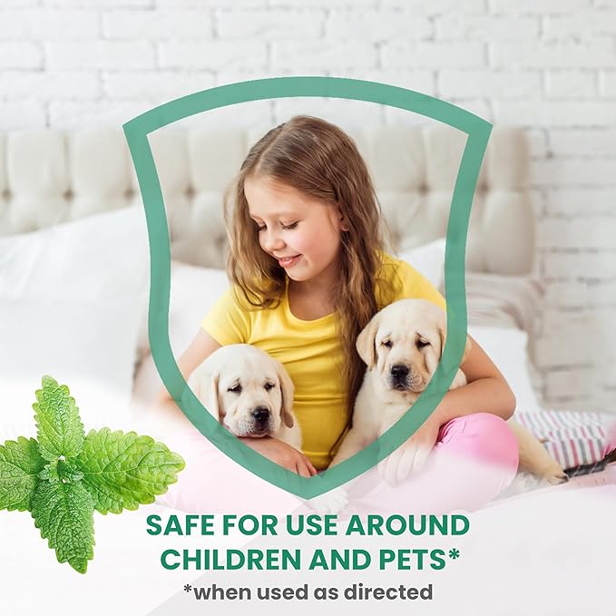 16 oz Peppermint Oil Spider Repellent Spray - Natural Insect Deterrent for Home & Garden