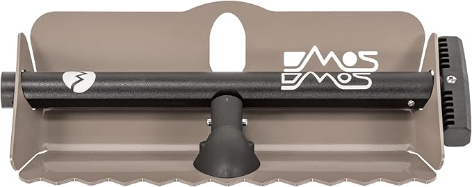 DMOS Stealth Shovel - Lightweight, Heavy-Duty Aluminum Sand & Snow Shovel with Extendable & Collapsible Handle for Camping, Overlanding, Survival, & Off-Road Use - Flat Dark Earth - Regular