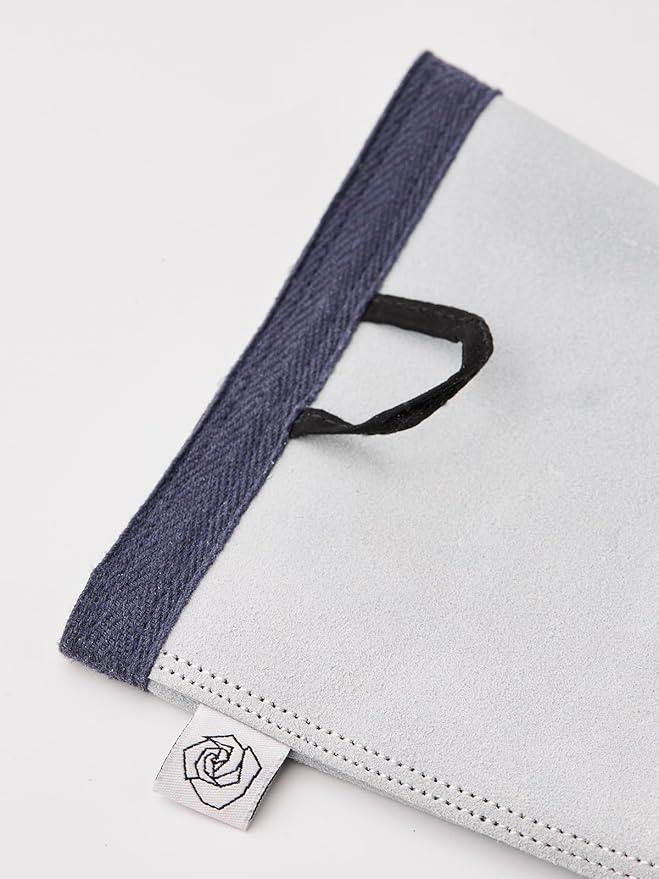 Garden Rose Glove, Long Protective Leather Gauntlet Gardening Gloves for Men & Women