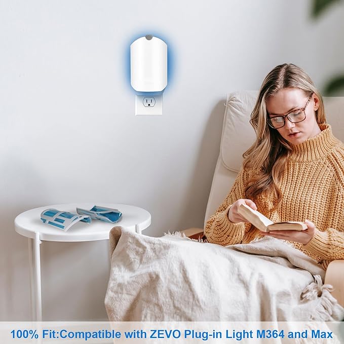 16 Pack Refill Cartridge Kit Compatible with ZEVO Plug-in Light, Replacement 100% Fit