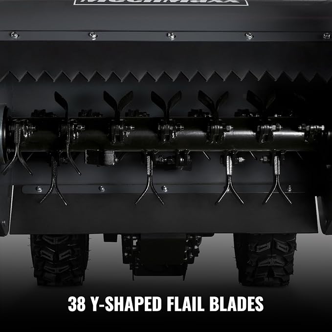 27" Walk Behind Flail Mower, 10HP 302cc, Self-Propelled, Wheeled, Electric Start, SFM27W