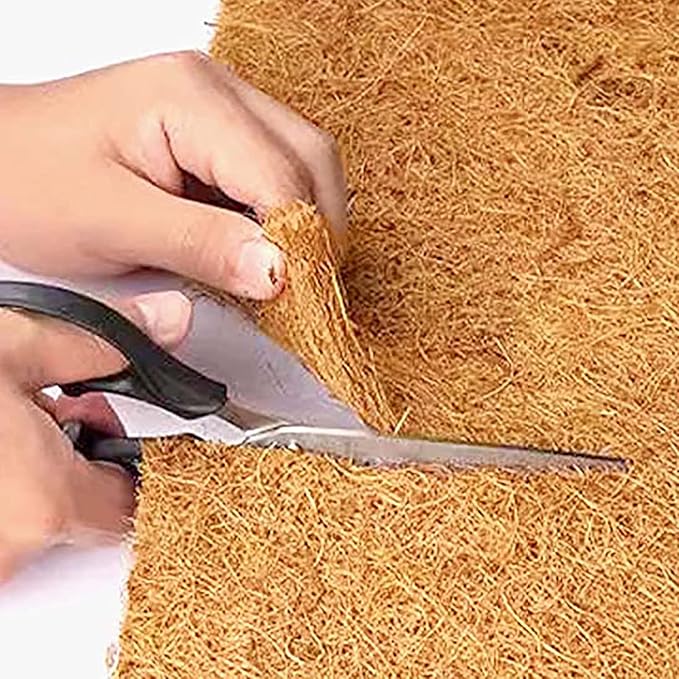 2 Rolls 16x80 Inch(40cm*200cm) Coco Liner Roll Natural Coconut Fiber mat Coconut Liners for Planter Flower Basket No-Slip Ice and Snow Carpet Mats Animal pet pad