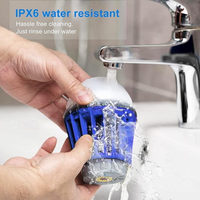 Wisely Bug Zapper Outdoor/Indoor Electric, USB-C Rechargeable Mosquito Killer Lantern Lamp, Portable Insect Electronic Zapper Indoor, with LED Light, 3-Pack