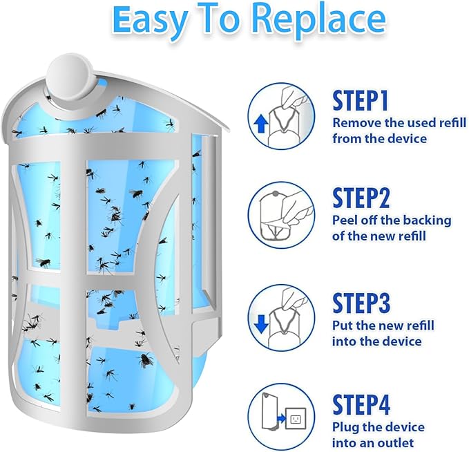 10Pack Universal Refill Cartridges Compatible for Refill M364 and Max Plug-in Light, Full Fit Replacement Kit for Continuous Use