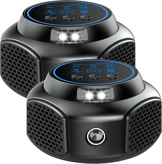 2 Pack Ultrasonic Rodent Repeller Plug-in,Indoor Electronic Device for Mice, Rats, Squirrels, Roaches, Ants, and Spiders for Home, Kitchen, Garage, Attic