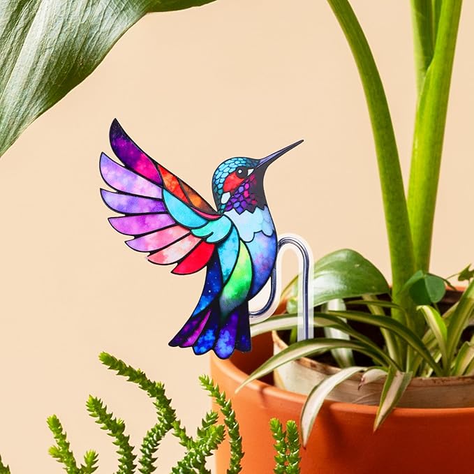 Hanging Planters for Indoor Outdoor Plants-Planters Hanging Plant Hummingbird Bird Decor Garden Decor Plant Accessories Farmhouse Decor-Gifts Ideas for Mom