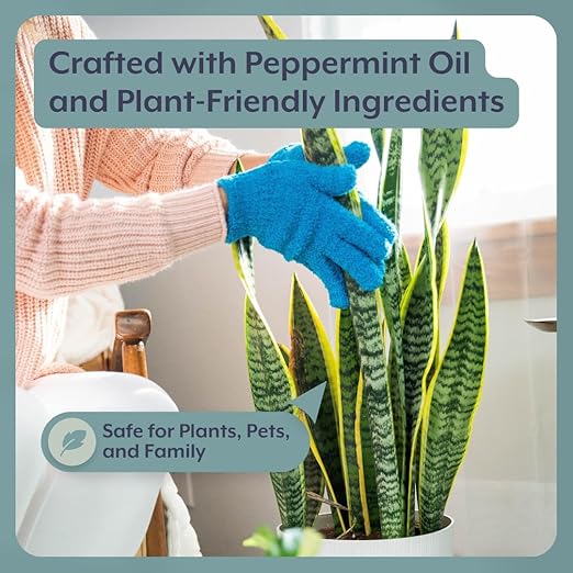 Instant Plant Protection (4Tablets) Self-Dissolving Tablets | Peppermint Spray for Protecting Indoor and Houseplants Against Spider Mites, Insects, and Disease