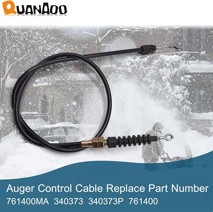Auger Control Cable 761400MA for Craftsman Murray 627104X8 Snow Blower Snow Thrower Replace 340373 Auger Clutch Cable