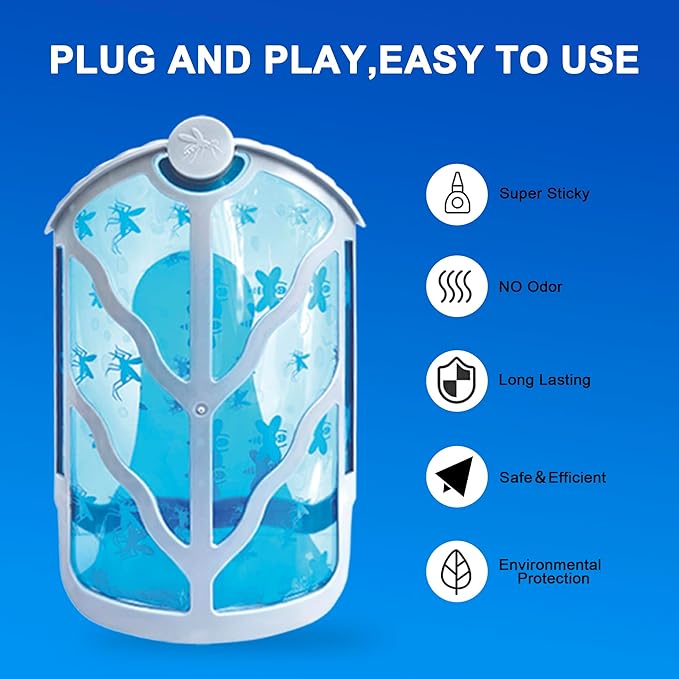 BAIMNOCM 33 Pack Refills Cartridge Compatible with Zevo Flying Insect Trap Refill M364 M364A and Max,White