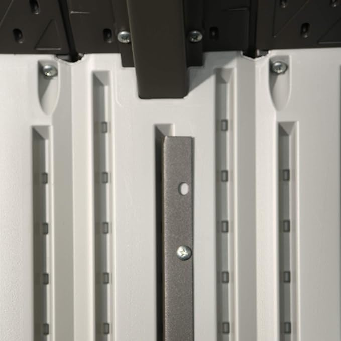 Lifetime 60202 8 x 10 Ft. Outdoor Storage Shed, Gray