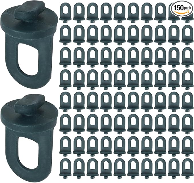 150Pcs Greenhouse Hooks Hanger Kit - Twist Clips for Aluminium Greenhouse Insulation