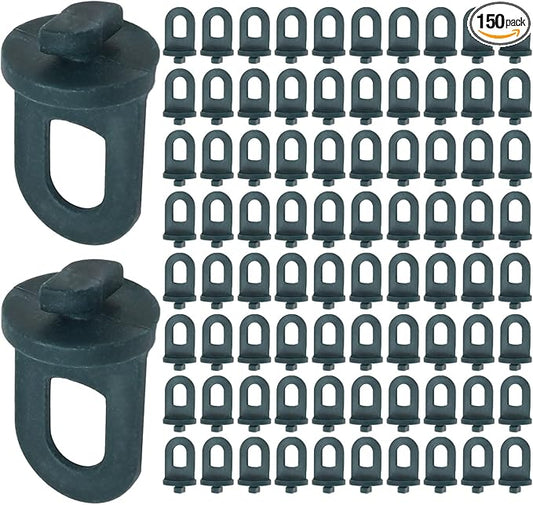 150Pcs Greenhouse Hooks Hanger Kit - Twist Clips for Aluminium Greenhouse Insulation