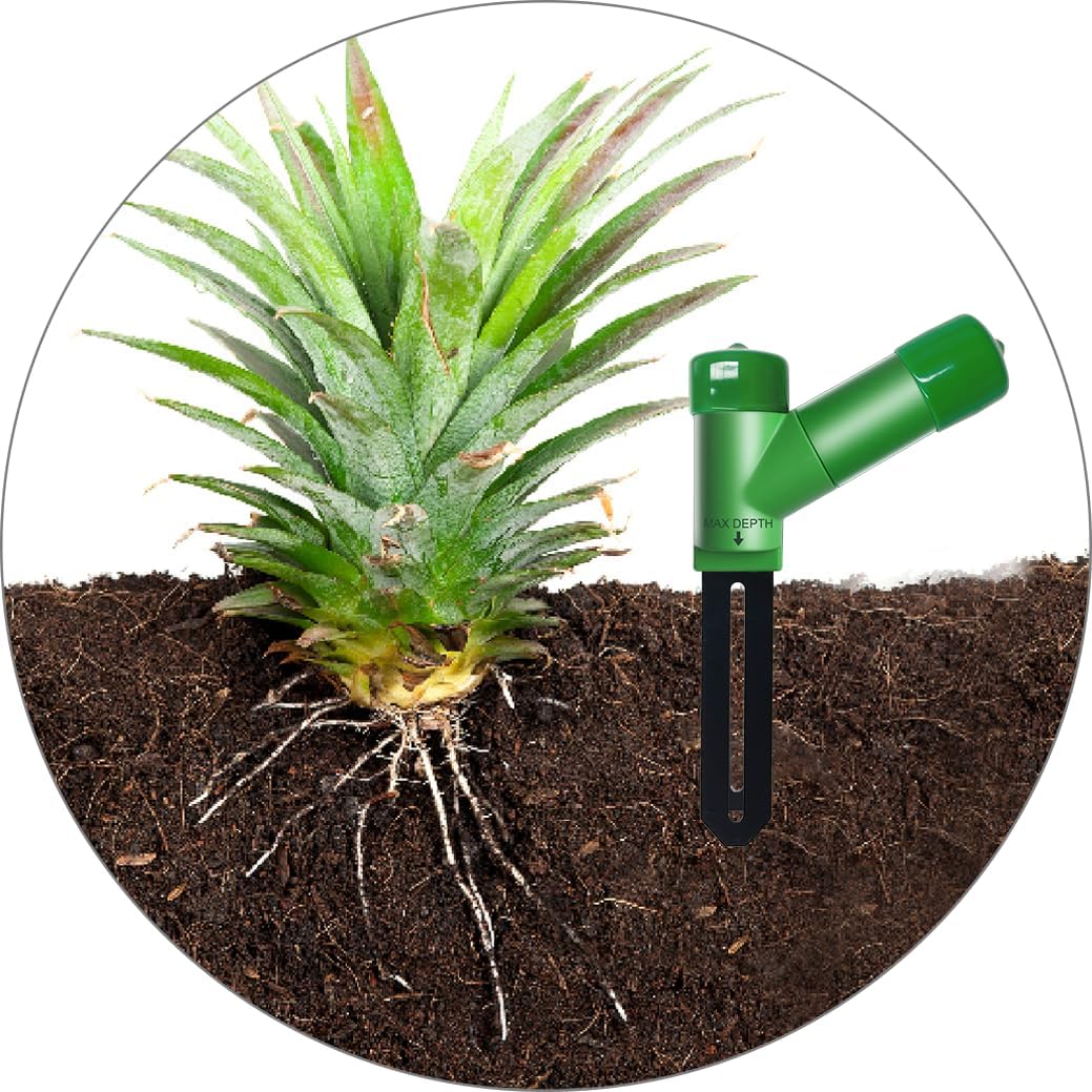 ECOWITT WH0291 Soil Moisture Tester Plant Soil Moisture Sensor Meter with Digital LCD Display