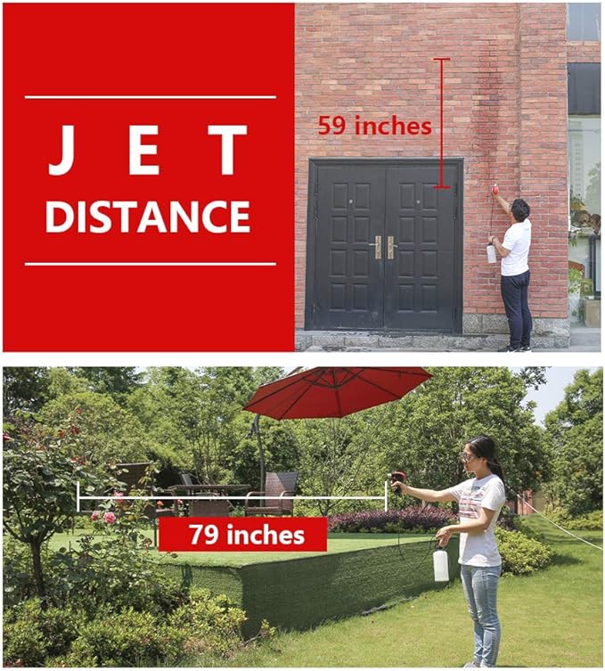 Automatic Electric Garden Sprayer with 34OZ Bottle for Multi-Purpose for Weeding, Fertilization and Household Cleaning