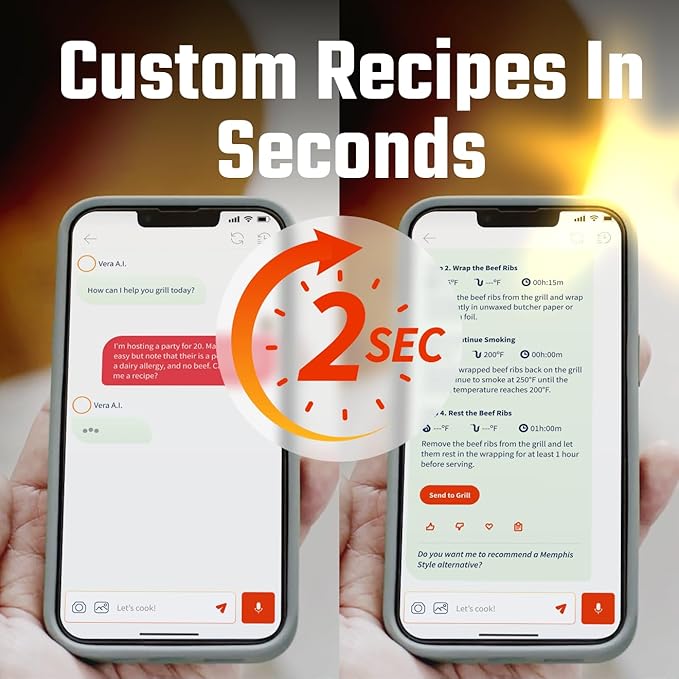 Brisk It Origin-940 Electric Wood Pellet Smoker Grill – A.I. Smart BBQ Grill with WiFi, 7-in-1 Outdoor Grill & Smoker, PID Controller (Up to 500°F), 940 sq.in Cooking Area, Meat Probe