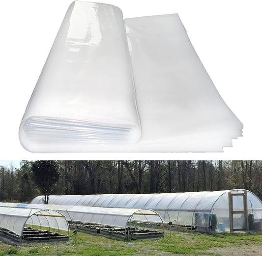 Greenhouse Plastic Sheeting 10x26 ft, 6 mil Thickness Replacement Cover, UV Resistant