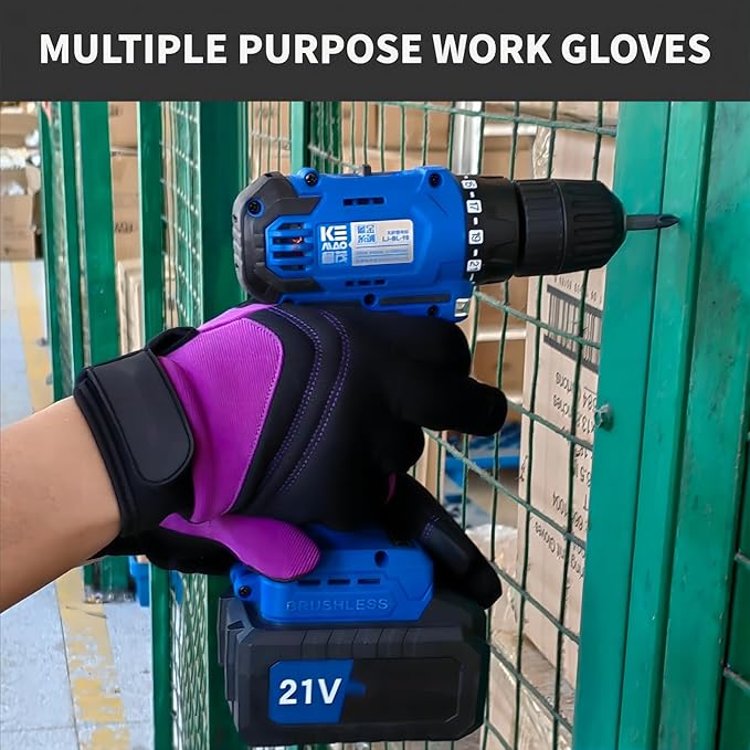 Thorn Proof&Puncture Resistant Gardening Gloves with Grip,Garden Gloves for Women, Leather Work Gloves,Gifts