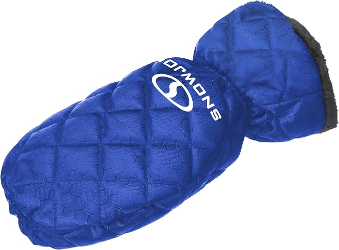 Snow Joe SJEG02M Polar Fleece Lined Mitt with Built-in Heavy-Duty Ice Scraper, Waterproof