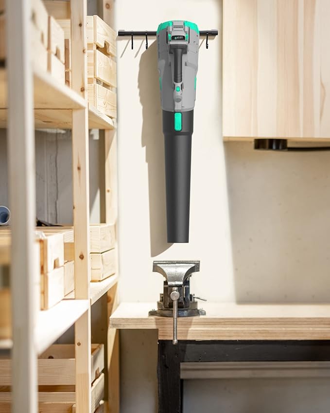 Litheli 20V Cordless Leaf Blower 350 CFM 85 MPH, Variable Speeds Electric Leaf Blower Battery Powered for Blowing Leaves, Dust, Snow, 4.0 Ah Battery & Fast Charger Included